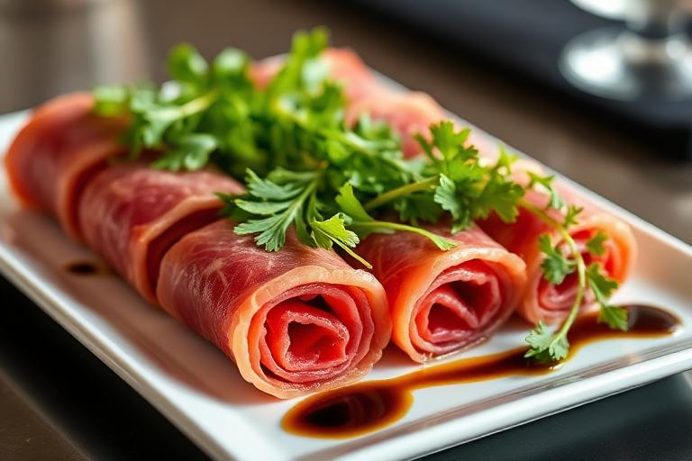 Beef Carpaccio Rolls